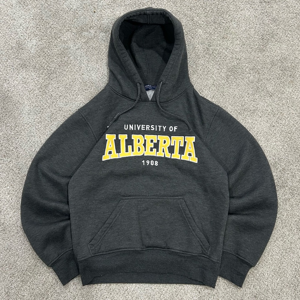 University of Alberta Hoodie – Dark Gray – XS